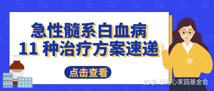 急性髓系白血病：11 种治疗方案速递